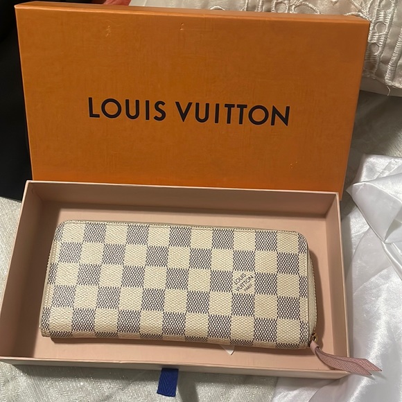 Louis Vuitton Handbags - Louis Vuitton Clémence Wallet Damier Azur